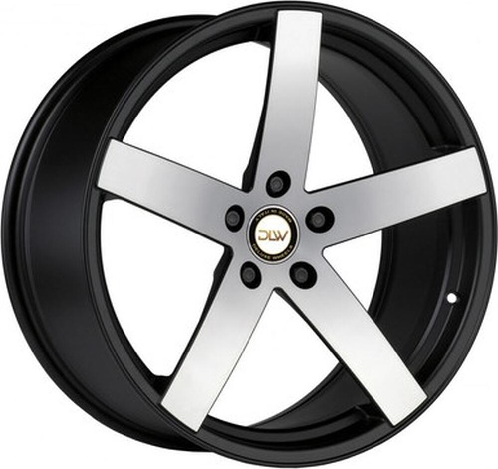 DLW UROS S 9x20 5x112 ET 28 Dia 78.1 Black Matt Polish