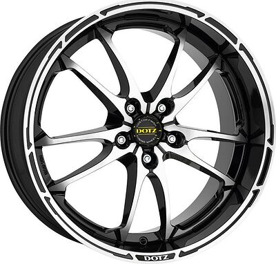 Dotz Tupac 8x18 5x112 ET 40 Dia 70.1 silver