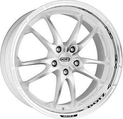 Dotz Tupac 8x18 5x112 ET 40 Dia 70.1 silver