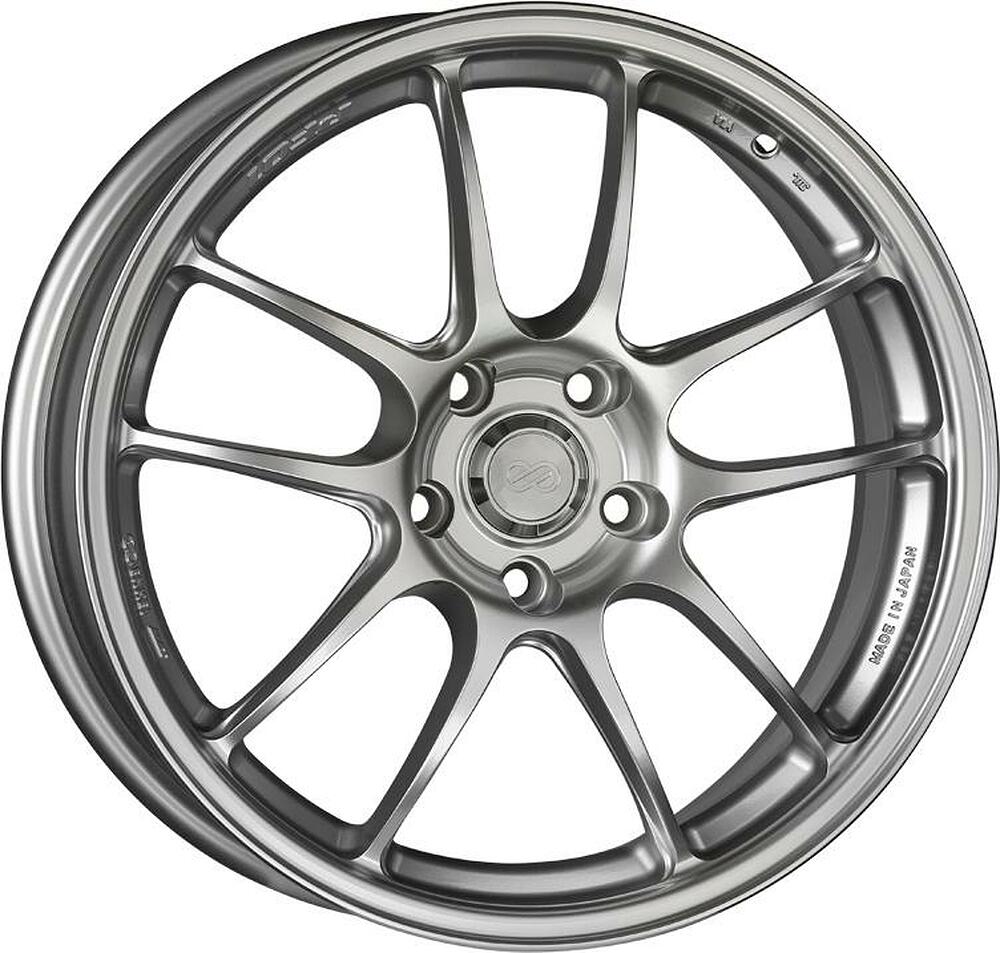 Enkei PF01 8x17 5x100 ET 45 Dia 75 silver