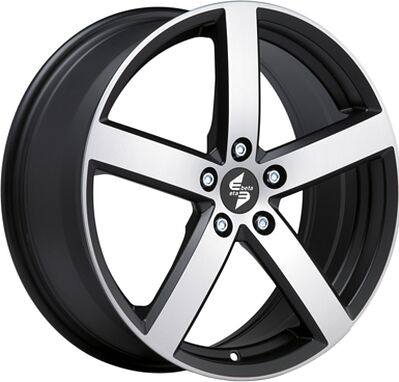 Eta Beta Eros 6x17 5x114 ET 38 Dia 67 Black Matt Polish