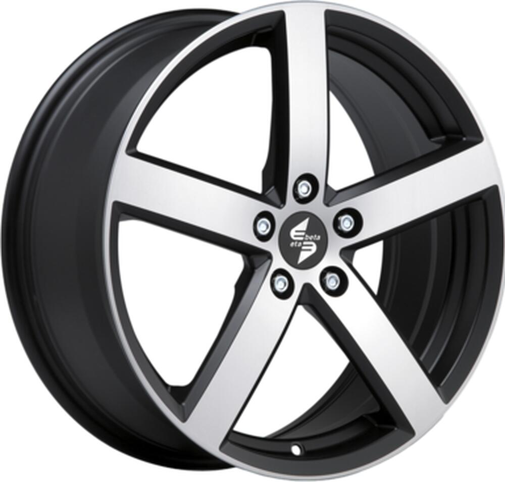 Eta Beta Eros 7.5x18 5x114.3 ET 45 Dia 60.1 Black Matt Polish