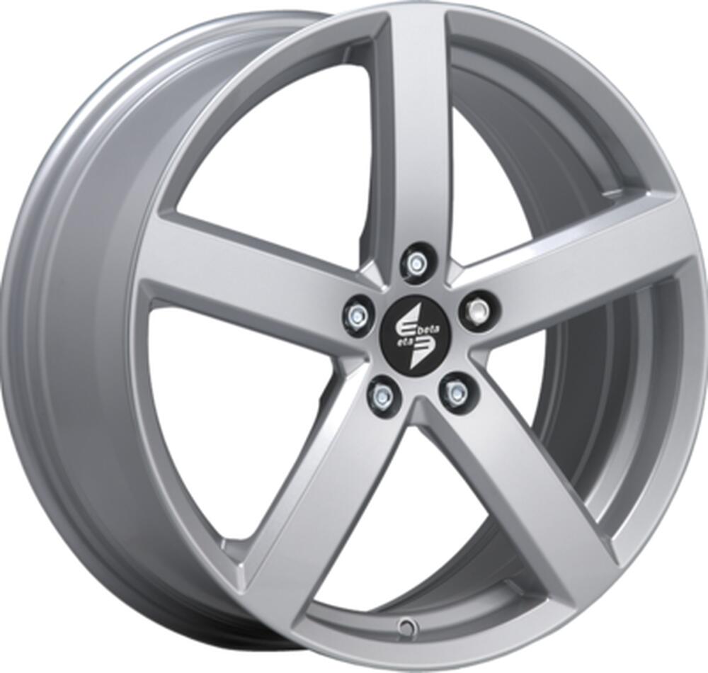 Eta Beta Eros 7.5x17 5x120 ET 53 Dia 65.1 Silver