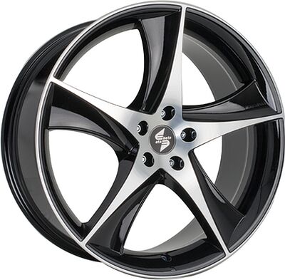Eta Beta Jofiel 8x18 5x112 ET 28 Dia 73 Black Shiny Polish