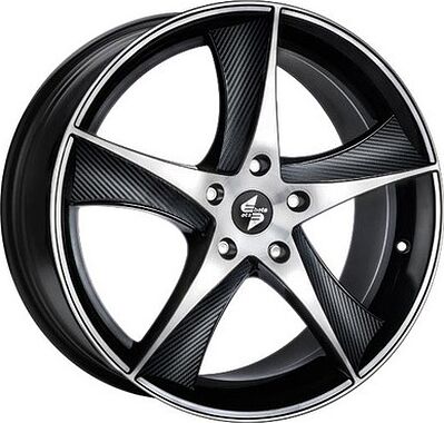 Eta Beta Jofiel/x 9.5x21 5x130 ET 42 Dia 71.6 Black Polish+insert (black carbon)