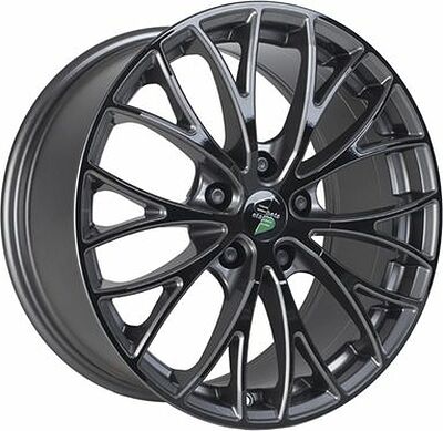 Eta Beta Piuma C 9.5x22 5x120 ET 40 Dia 72.6 Anthracite-Black Face Shine