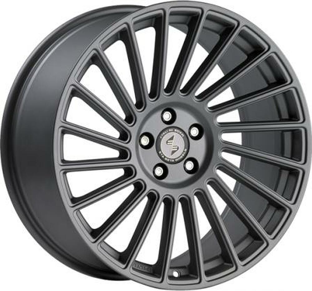 Eta Beta Venti-R 9x19 5x112 ET 38 Dia 78.1 Shiny Black Red Stripe