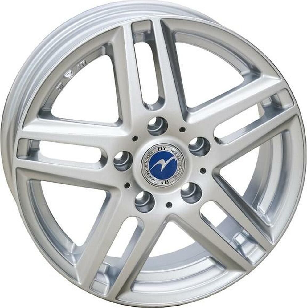 Fly F014 6x15 5x112 ET 47 Dia 57.1 silver