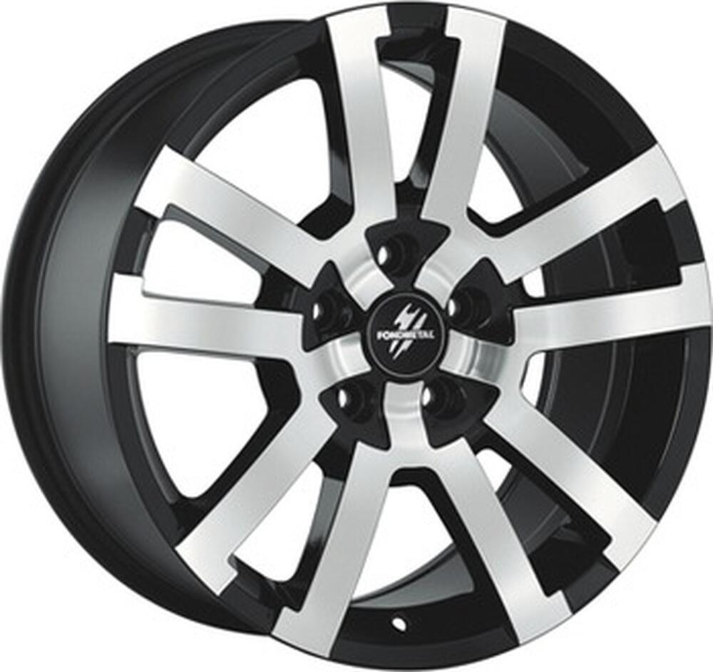 Fondmetal 7700-1 8.5x18 5x120 ET 38 Dia 74.1 Black Polished