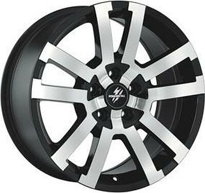 Fondmetal 77001 8x17 5x114.3 ET 30 Dia 67.2 Black polished