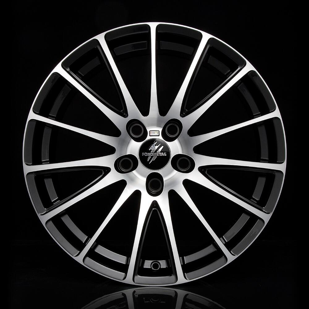 Fondmetal 7800 8x18 5x120 ET 38 Dia 74.1 Black Polished