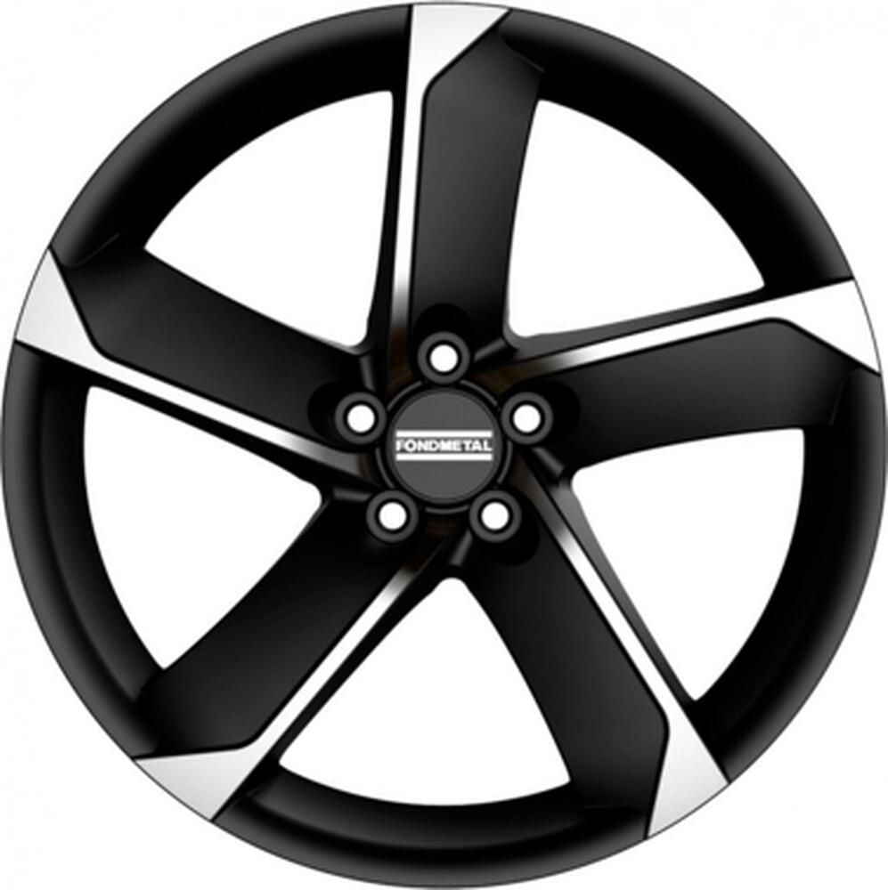 Fondmetal 7900 6.5x17 5x114.3 ET 40 Dia 67.2 Matt Black Machined
