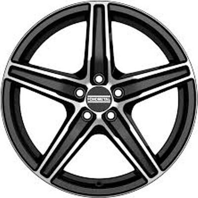 Fondmetal 8100 6.5x16 5x105 ET 38 Dia 56.5 Gloss Black Machined