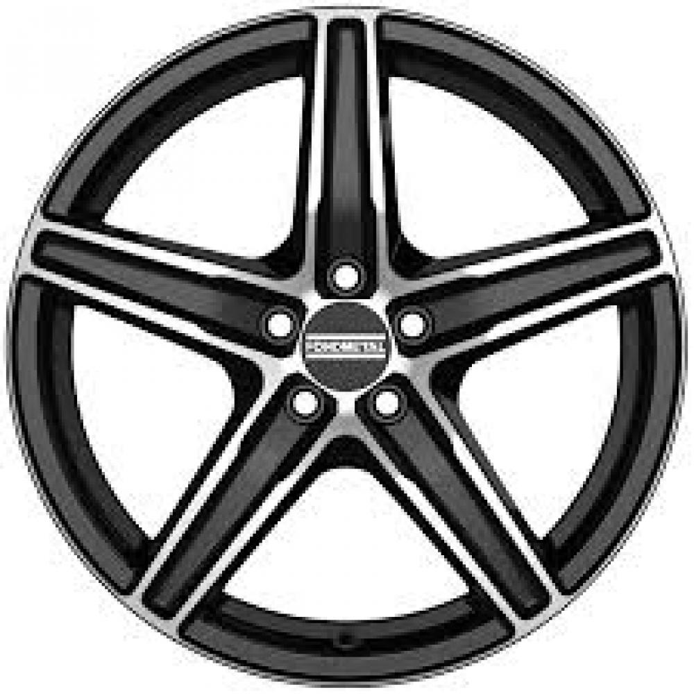 Fondmetal 8100 7x17 5x114.3 ET 45 Dia 75 Glossy Black Machined