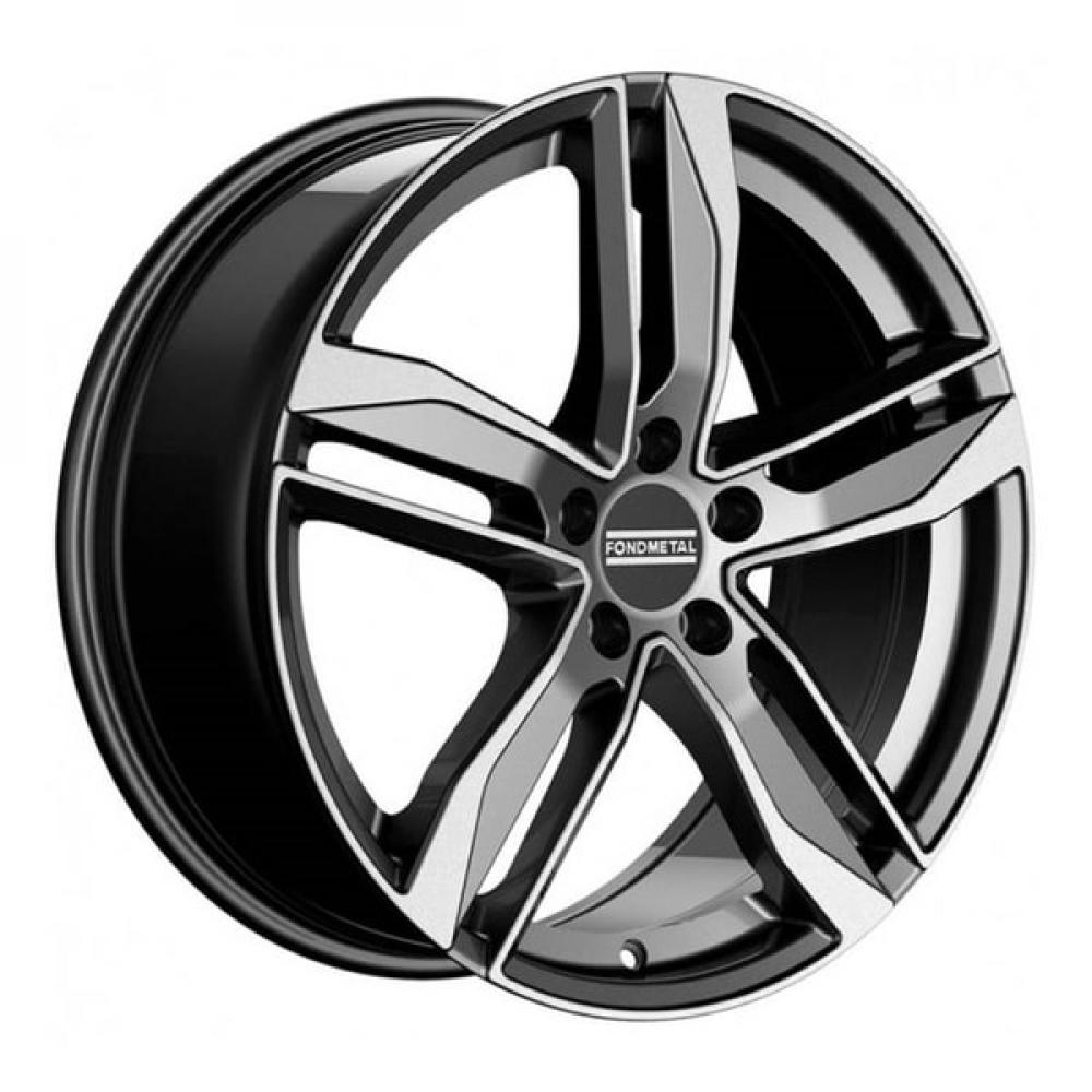 Fondmetal Hexis 8x18 5x108 ET 45 Dia 63.34 Glossy Titanium