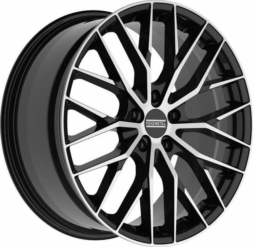 Fondmetal Makhai 9x20 5x112 ET 20 Dia 66.5 Glossy Black Machined