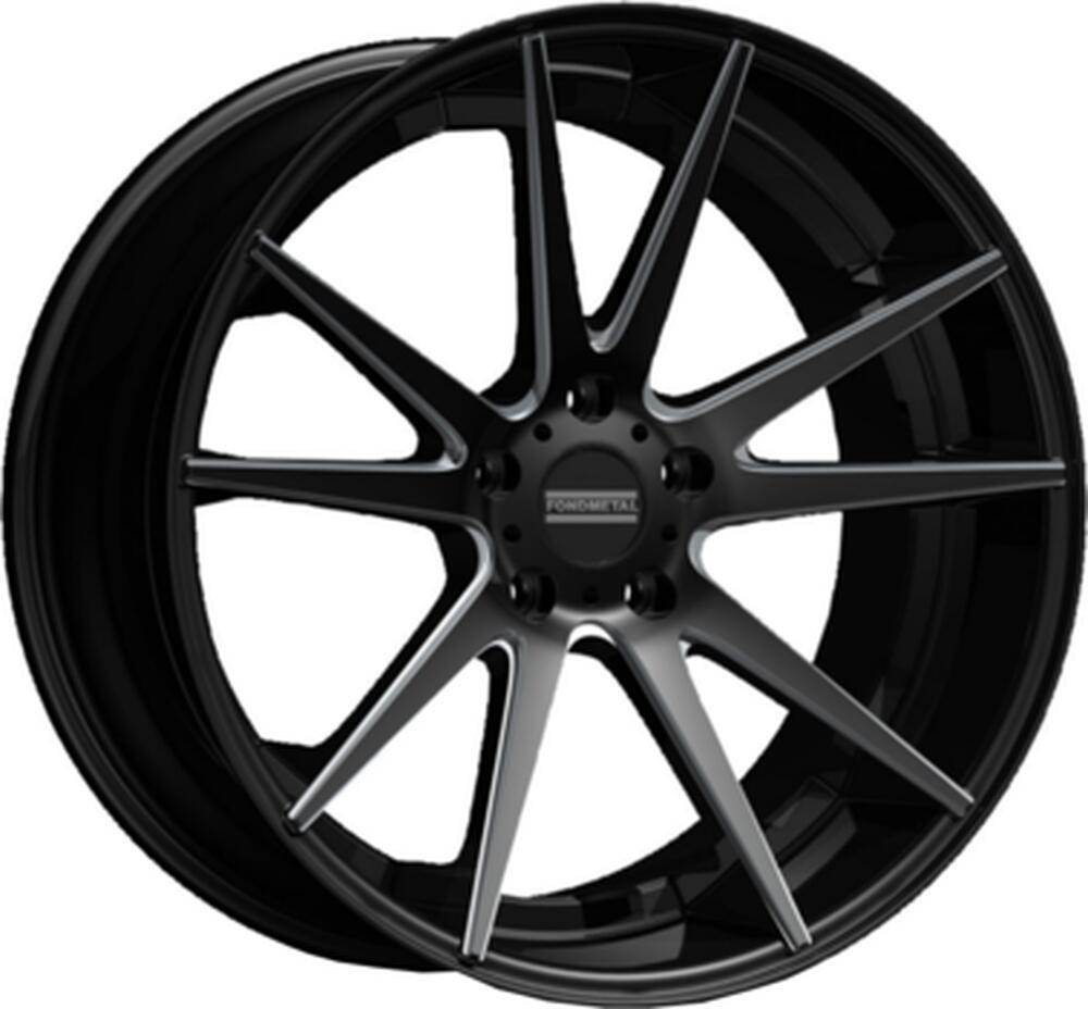 Fondmetal STC10 8x19 5x112 ET 21 Dia 66.5 Matt Black Milled