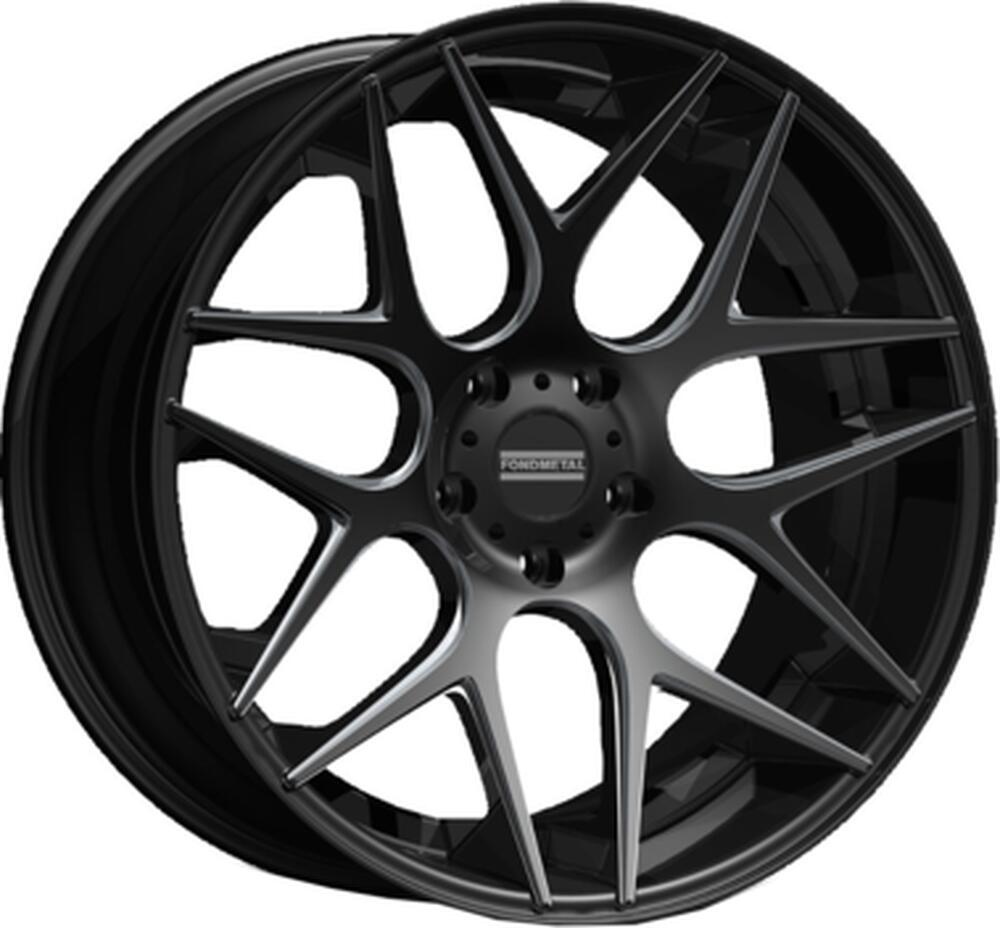 Fondmetal STCMS 8.5x20 5x114.3 ET 35 Dia 75 Matt Black Milled