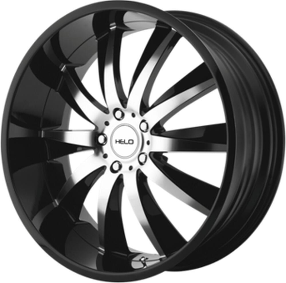 Helo HE851 10x22 5x112 ET 40 Dia 72.62 Black/Machined