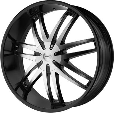 Helo HE868 9.5x24 6x139.7 ET 15 Dia 78.1 Black/Machined
