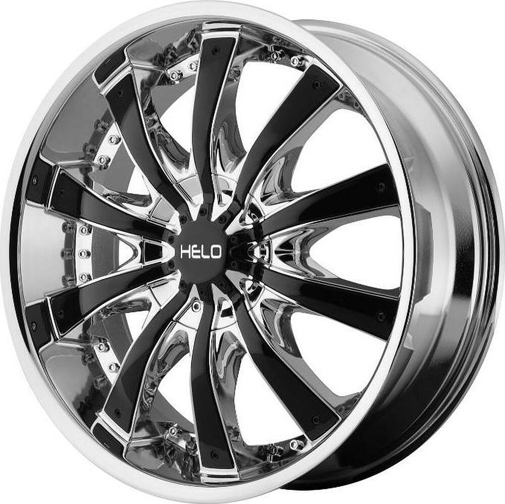 Helo HE875 8x20 6x135 ET 38 Dia 106 Black/Chrome