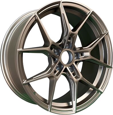 Hengde 5063 7x17 5x108 ET 38 Dia 73 Bronze
