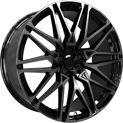 Hengde 5063 10x22 5x112 ET 35 Dia 66 MB + Black coating