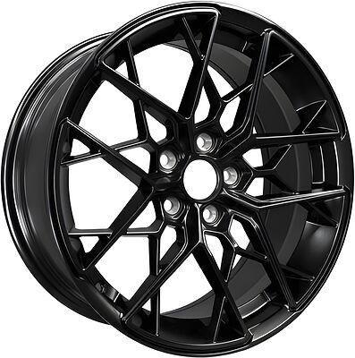 Hengde F5152 7.5x17 5x112 ET 35 Dia 66.56 Matt Black