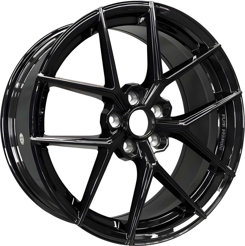 Hengde F5153 8.5x19 5x120 ET 30 Dia 72.56 Glossy Black