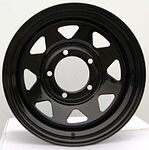 Ikon MG83 10x15 5x139.7 ET -40 Dia 110.5 black