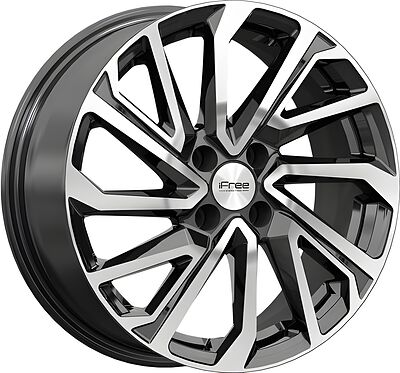 iFree Неом 6.5x16 4x100 ET 45 Dia 60.1 алмаз черный