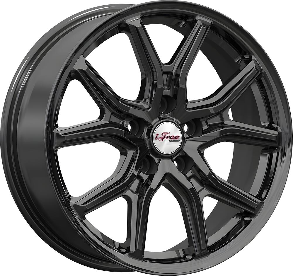 iFree Страйк 6.5x17 5x108 ET 33 Dia 60.1 BK
