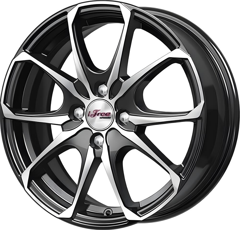 iFree Такеши 6x16 4x100 ET 35 Dia 67.1 блэк джек