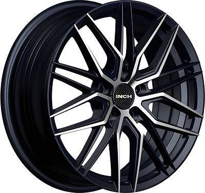 Inch FA8539 7x17 5x114.3 ET 45 Dia 60.1 Gloss Black Machined Face