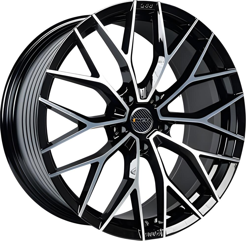 Inch GA8532 9.5x21 5x120 ET 45.5 Dia 62.6 Gloss Black Machined Face