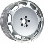 Inch ULF-R03P 9.5x19 5x112 ET 43 Dia 66.56 Glossy Silver