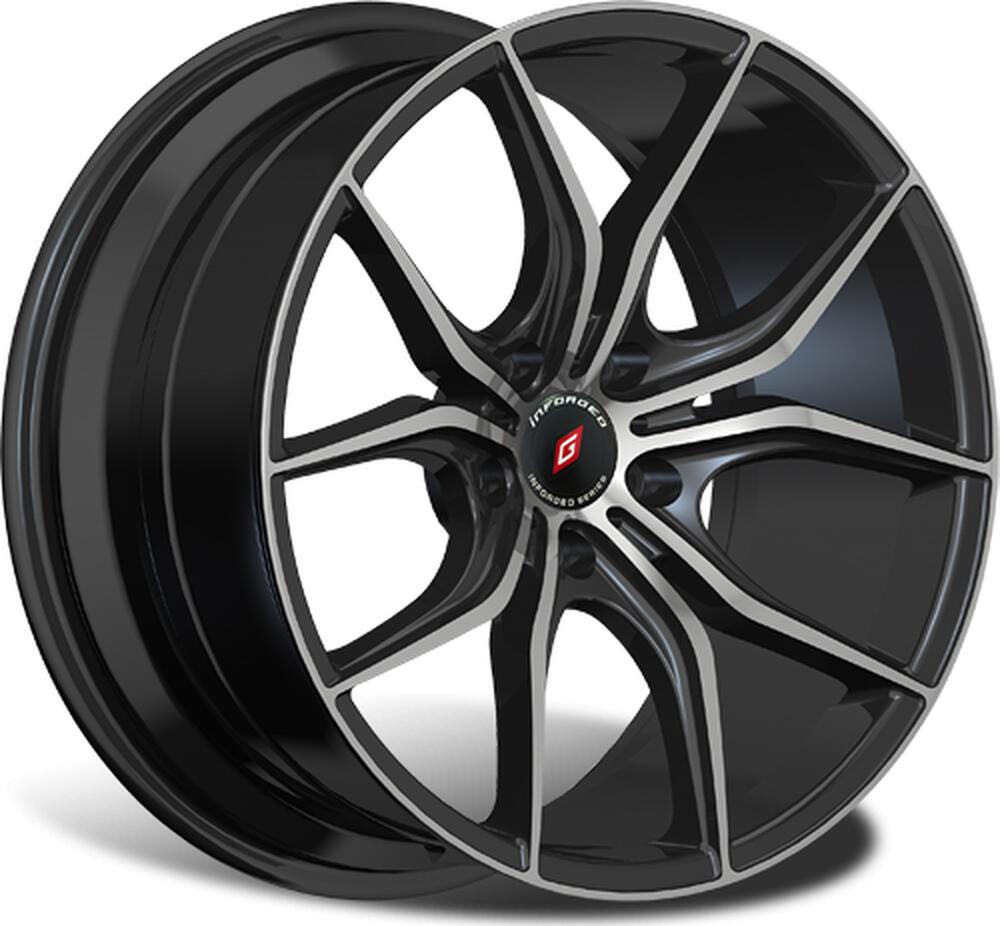 Inforged IFG17 8x18 5x112 ET 30 Dia 66.6 Black Machined