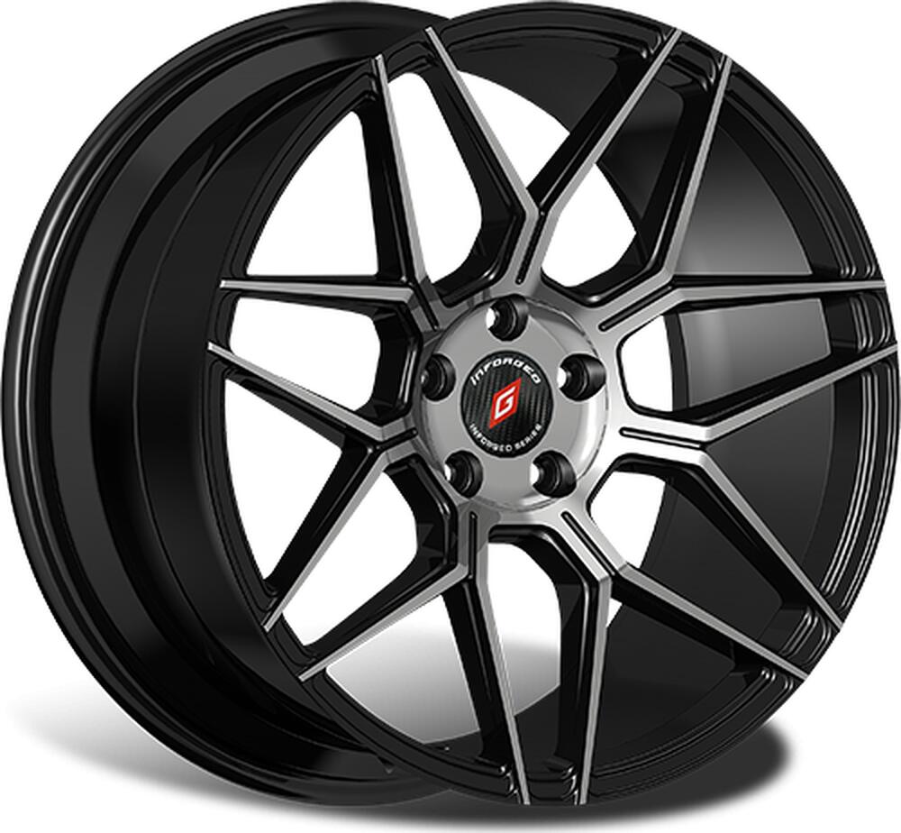 Inforged IFG38 7.5x17 4x100 ET 40 Dia 60.1 Black Machined