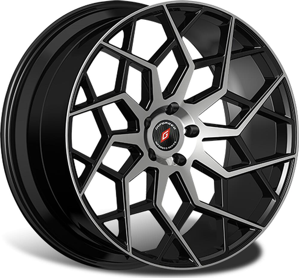 Inforged IFG42 8.5x20 5x112 ET 32 Dia 66.6 Black Machined