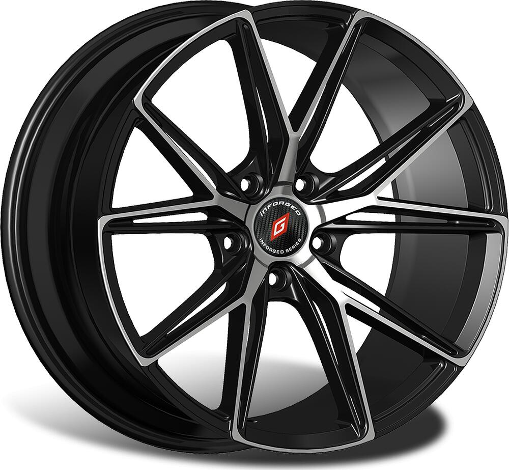 Inforged IFG49 8x18 5x114.3 ET 37 Dia 66.6 Black Machined