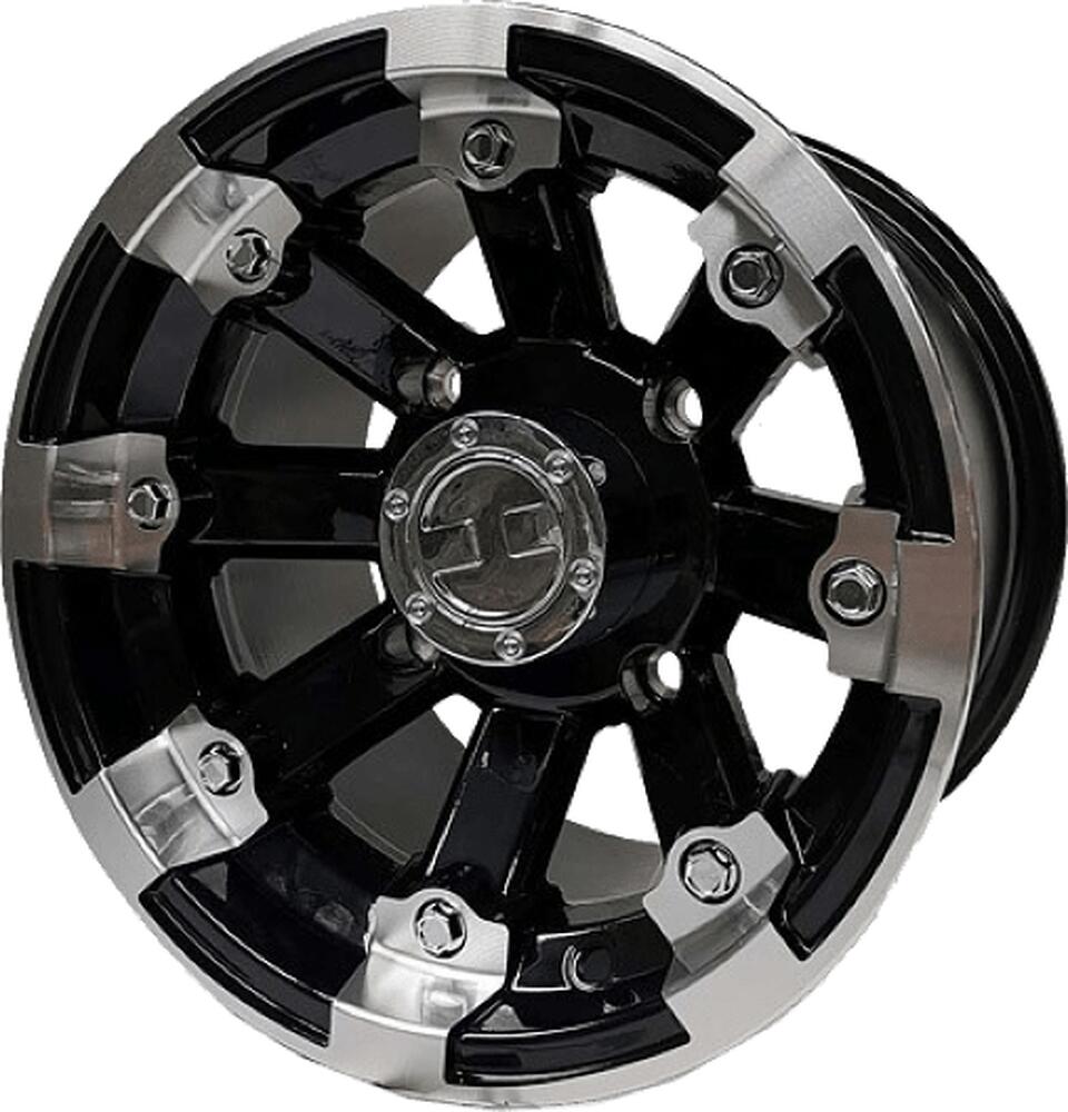 Jinfei ATV 7x12 4x136 ET 2.5 Dia 110 Gloss Black Machines