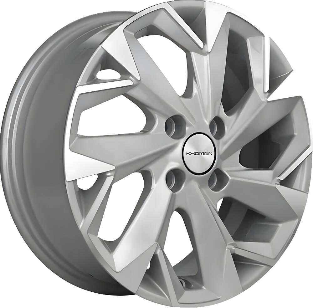 Khomen Wheels KHW1402 (Accent/Getz/i20) 5.5x14 4x100 ET 38 Dia 67.1 F-Silver-FP