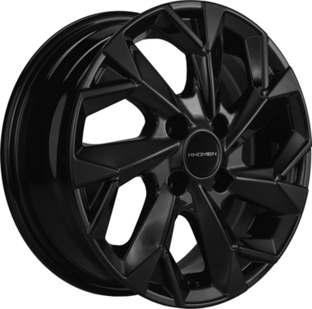 Khomen Wheels KHW1402 (Alsvin/Getz/i20) 5.5x14 4x100 ET 46 Dia 54.1 Black