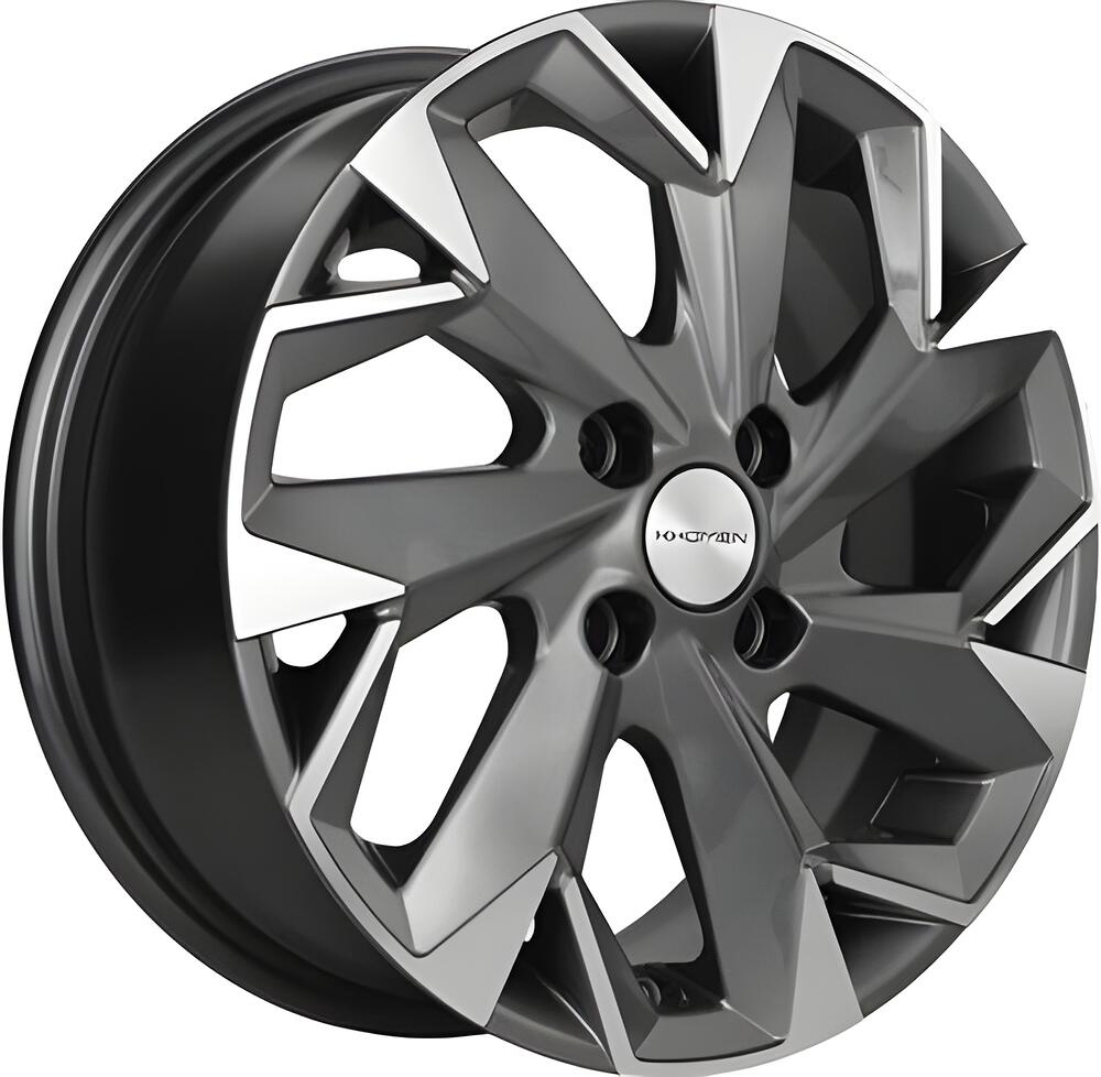 Khomen Wheels KHW1402 5x14 4x98 ET 35 Dia 58 Gray-FP