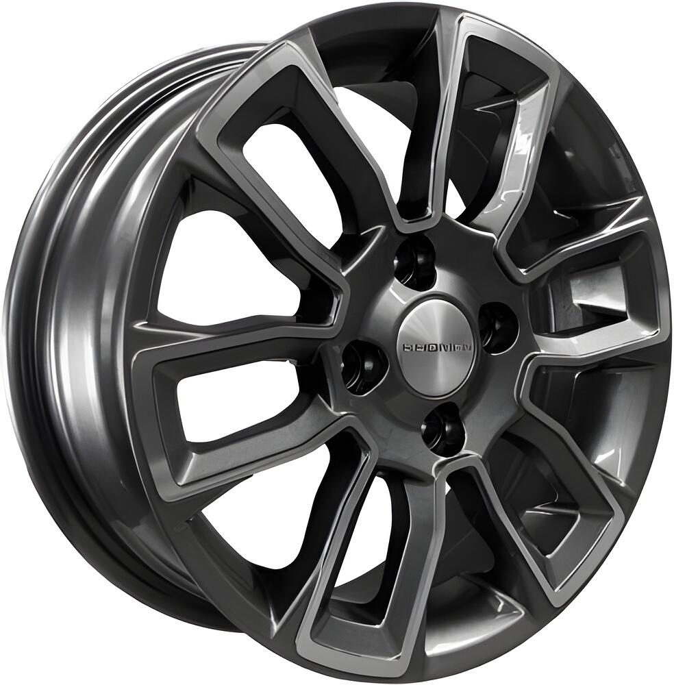 Khomen Wheels KHW1406 (Alsvin/Getz/i20) 5.5x14 4x100 ET 46 Dia 54.1 Gray-FP