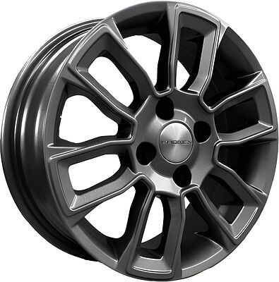 Khomen Wheels KHW1406 (Honda Civic) 5.5x14 4x100 ET 45 Dia 56.1 Gray
