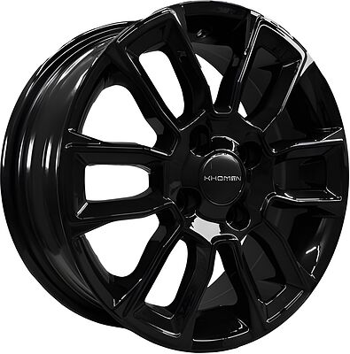 Khomen Wheels KHW1406 (Solaris/Logan/Rio) 5.5x14 4x100 ET 43 Dia 67.1 Black