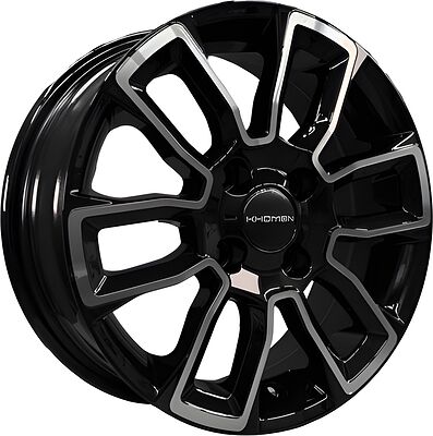 Khomen Wheels KHW1406 (Toyota Corolla) 5.5x14 4x100 ET 43 Dia 60.1 Black-FP