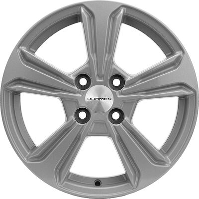 Khomen Wheels KHW1502 6x15 4x100 ET 50 Dia 60.1 GRAY