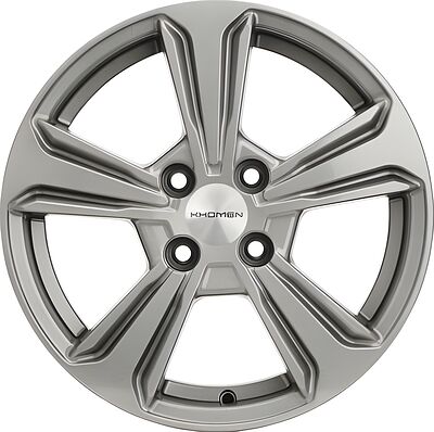 Khomen Wheels KHW1502 Vesta 6x15 4x100 ET 50 Dia 60 G-Silver